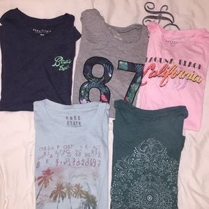 bundle of aeropostale shirts